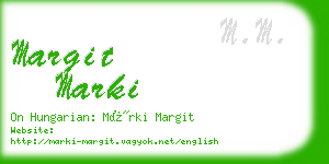 margit marki business card